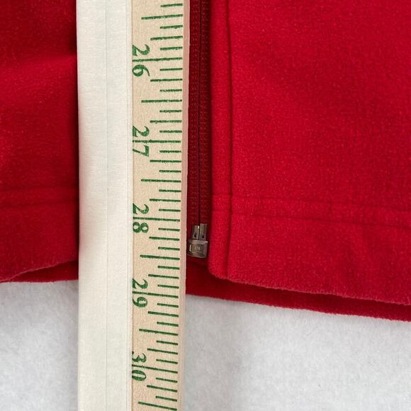 Merrell Fleece Jacket Women's Size L Cardinal Red Full Zip with Pockets NEW - Picture 10 of 12